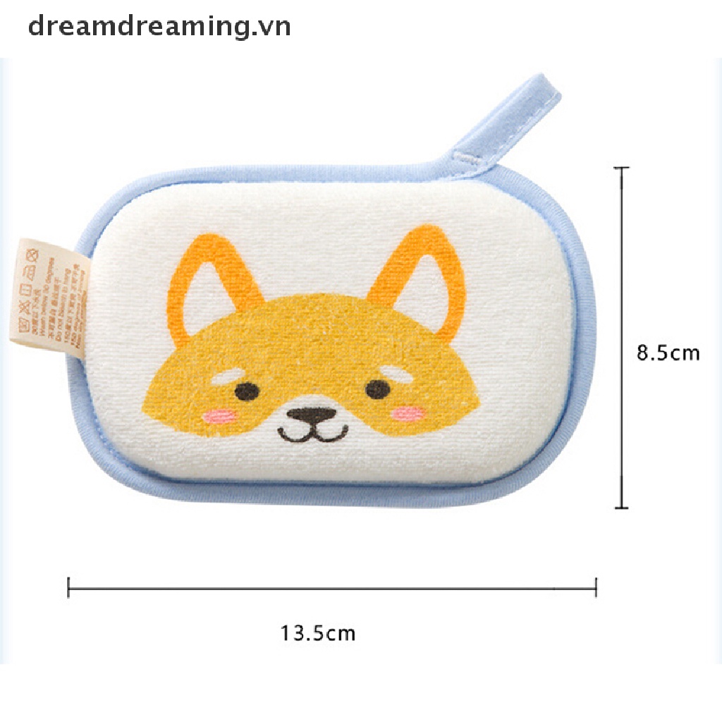 1 Bọt Tắm Mềm Mại Kiểu Hoạt Hình Dễ Thương