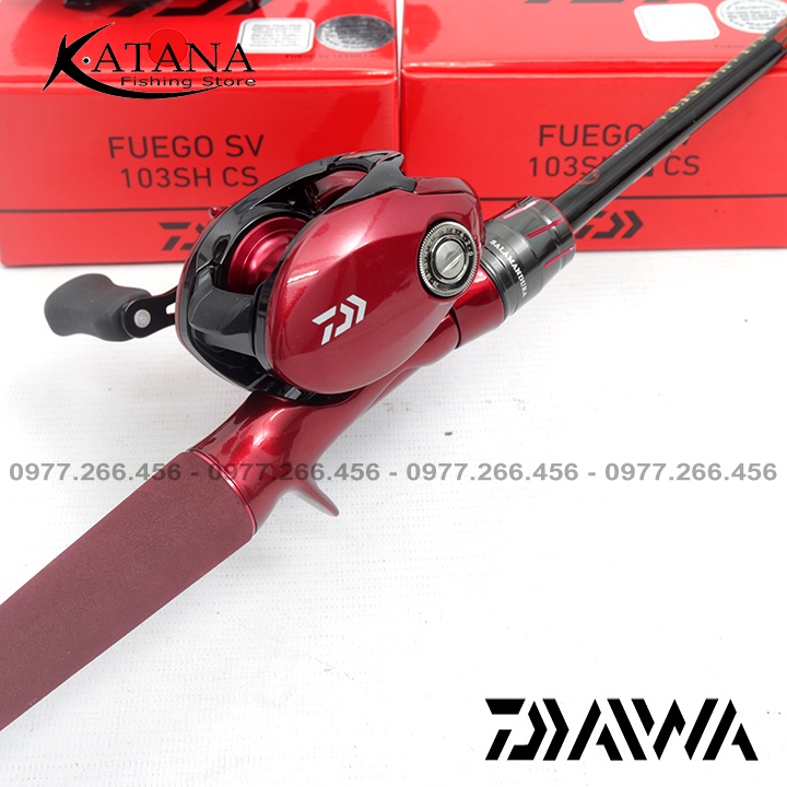 Máy câu ngang Daiwa Fuego SV 103SH/SHL CS