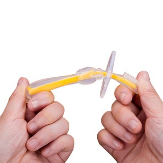 【COD & READY STOCK】Bàn chải đánh răng silicone mềm mại cho bé