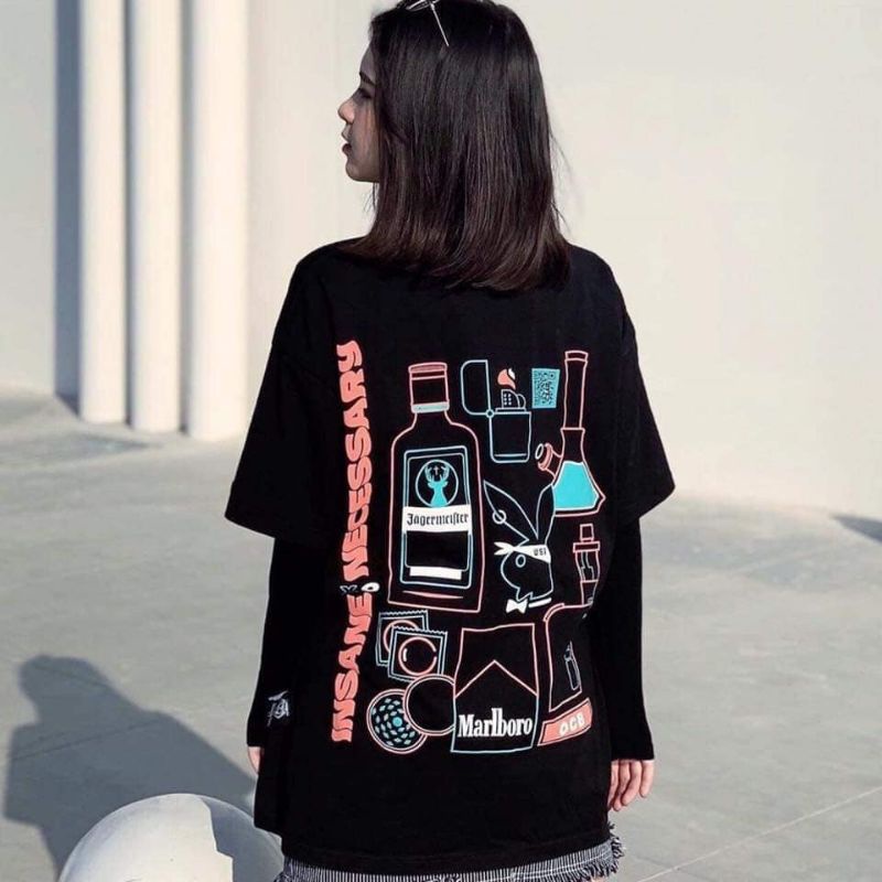 Áo Thun Tay lỡ Unisex INSANE NECESSARY