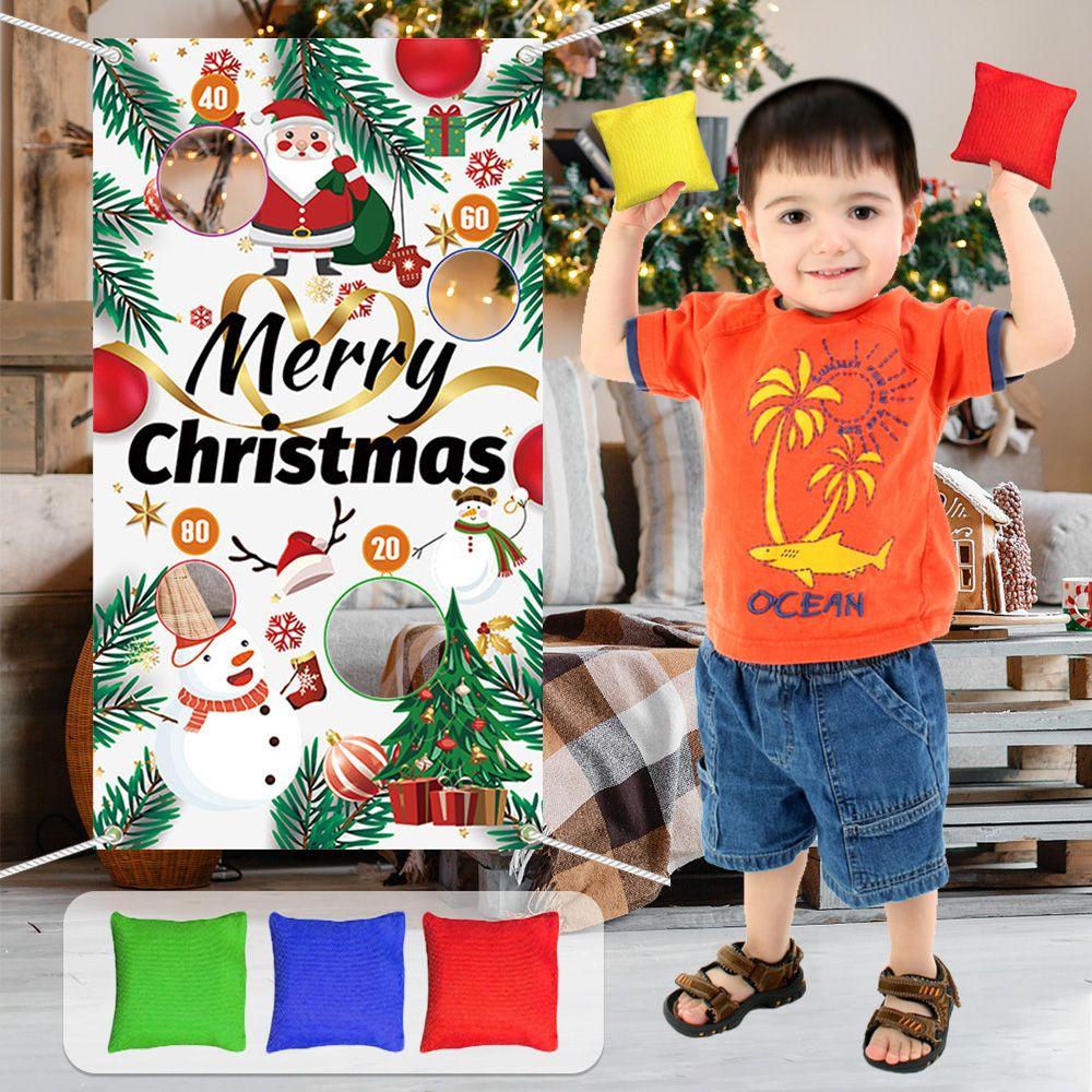 Cờ Trang Trí Giáng Sinh 2022 Hình Ông Già Noel / Người Tuyết An Toàn Cho Người Lớn Và Trẻ Em