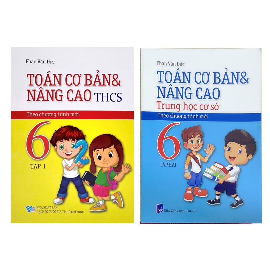 Sách - Combo Toán Cơ Bản Và Nâng Cao THCS Lớp 6 (Theo Chương Trình Mới)