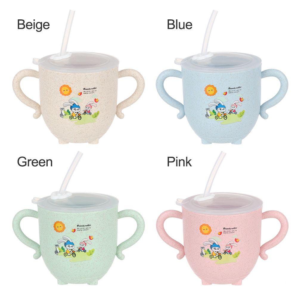 Bình Uống Nước Có Ống Hút Chống Rơi Cho Bé