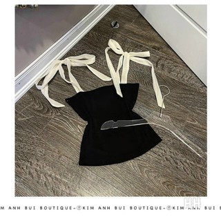 ÁO 2 DÂY CỘT VAI Voan