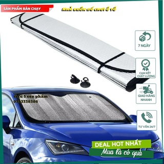 [Bán buôn] Tấm chắn nắng kính lái trong xe ô tô - chống nóng ô tô - hàng loại 1 - kích thước 1m40x70cm - phù hợp với mọi