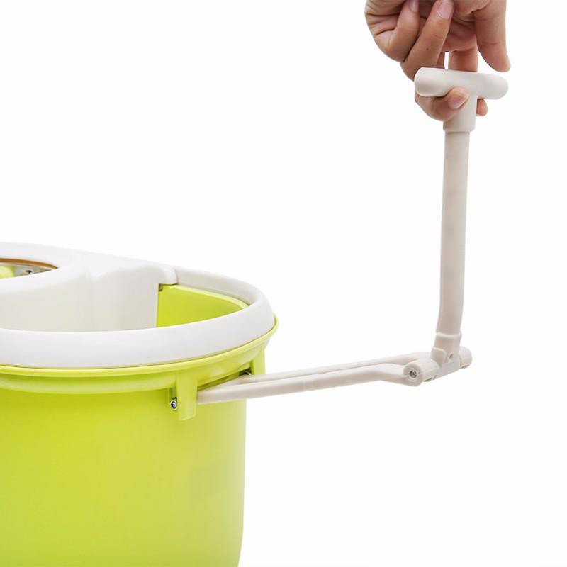 Bộ cây Lau Nhà Thùng đôi Xoay 360 độ LOCK&LOCK MOP-L003 Lồng Inox Bền Đẹp Giảm Giá Tốt