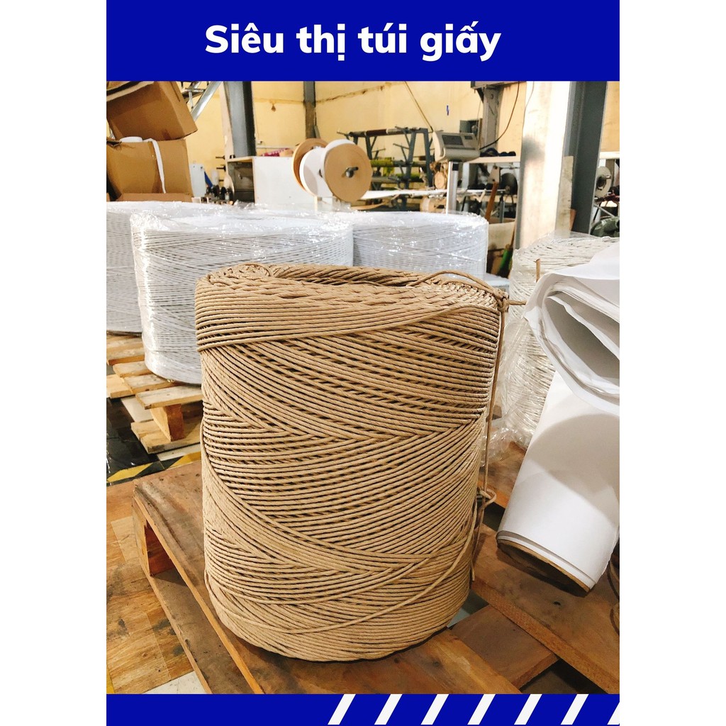 [RẺ NHẤT]  SET 2KG DÂY XOẮN GIẤY MÀU NÂU (ẢNH THẬT)