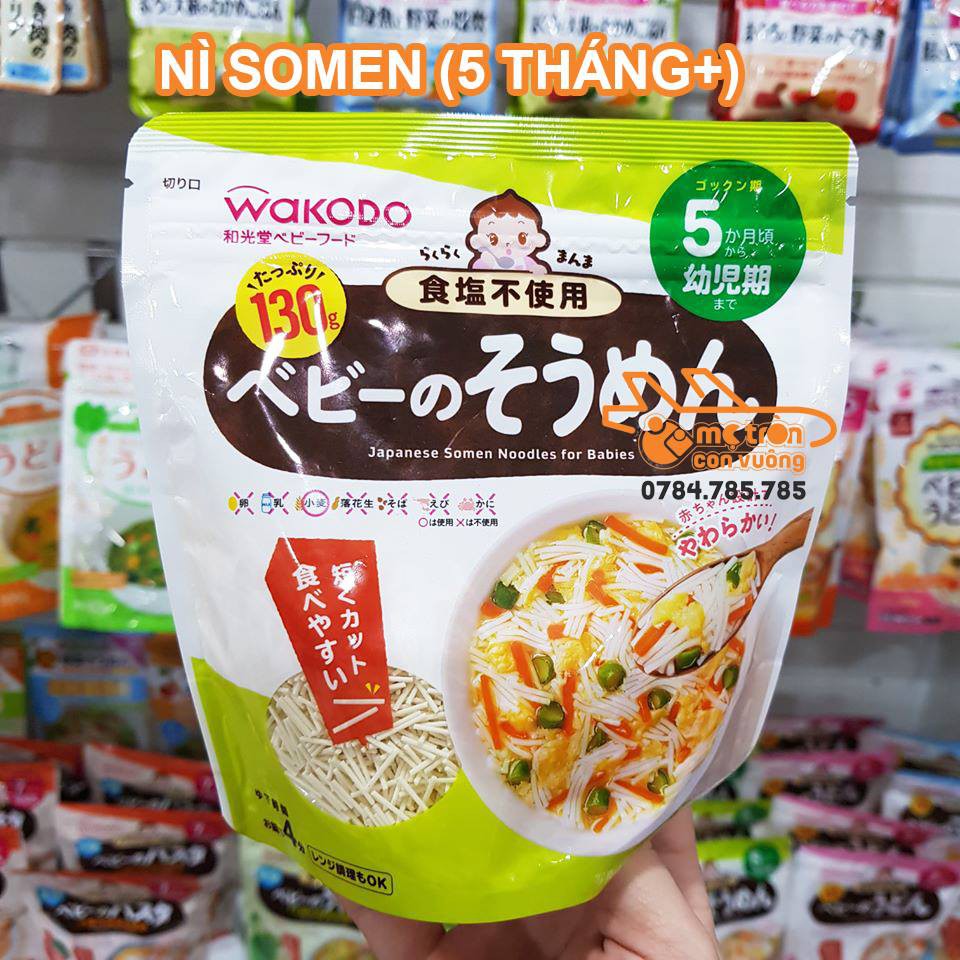 Mì somen Wakodo 130g (5 tháng+)