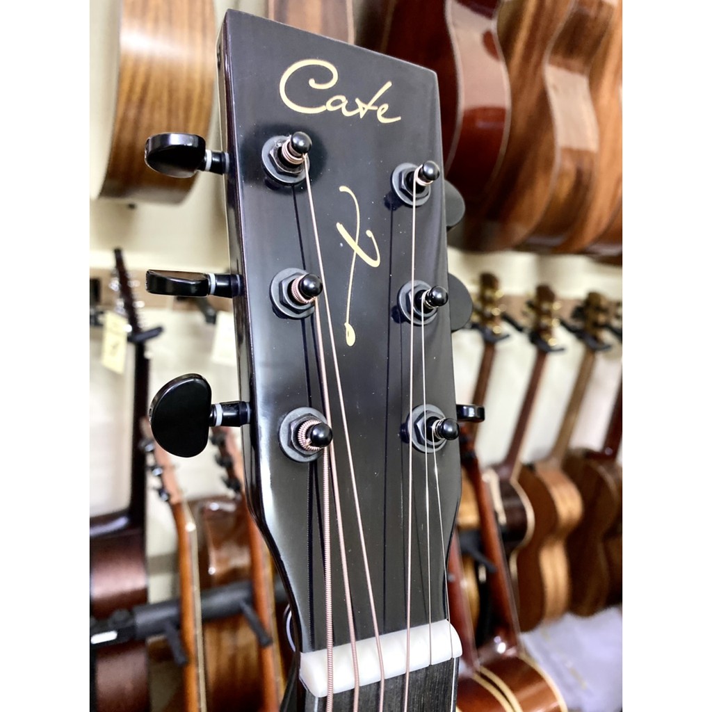 Cate Guitar QM-765NG – Đàn Acoustic Mini 3/4 + 2 màu siêu đẹp đen, nâu gỗ sơn bóng – Tiếng hay, bán chạy