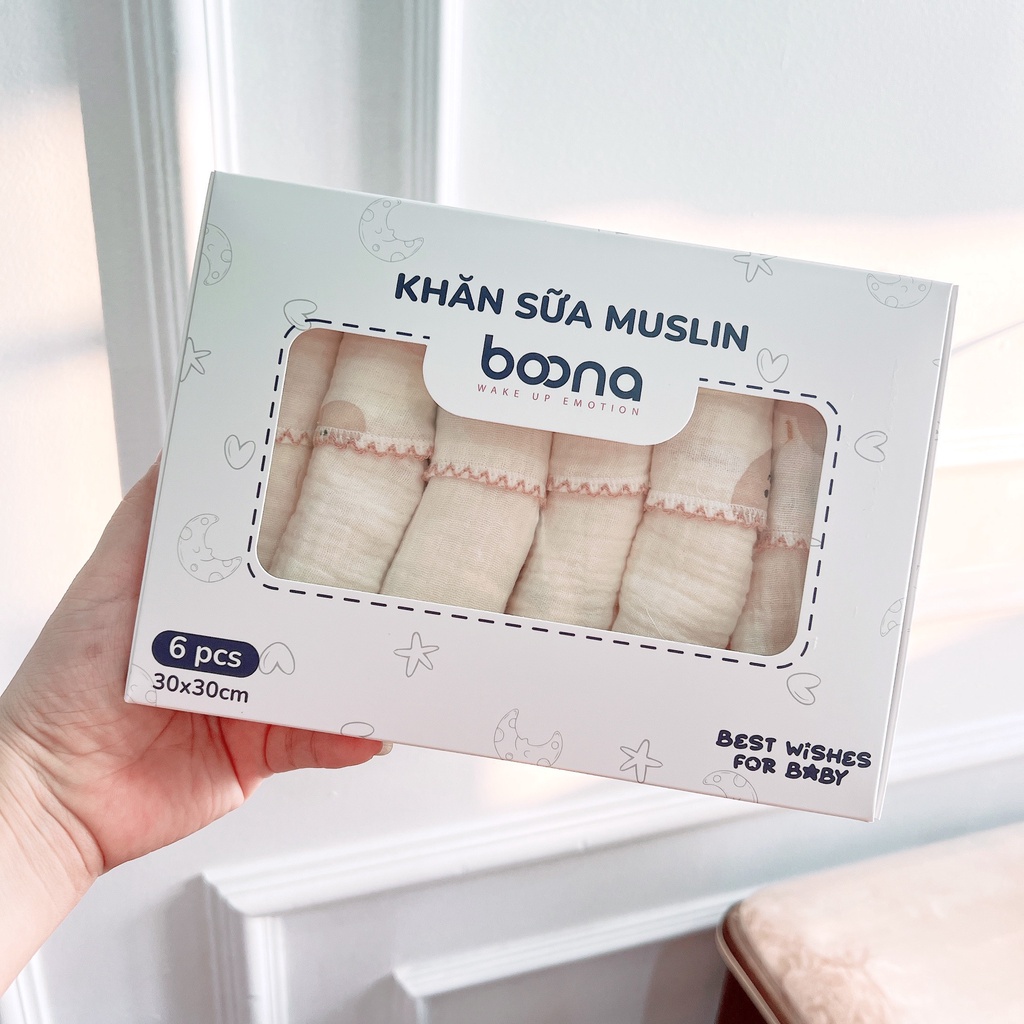 Khăn Xô Sữa - Set Khăn Sữa Cho Bé Muslin Siêu Mềm, Mịn Rửa Mặt, Tắm Cho Bé Sơ Sinh Cực Kì Tiện Lợi
