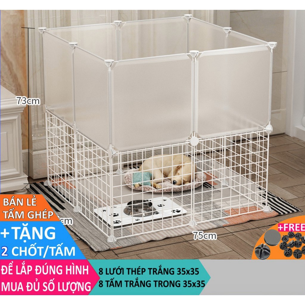 Miếng ghép chuồng chó ⚡𝐅𝐑𝐄𝐄𝐒𝐇𝐈𝐏⚡ Miếng quây chuồng chó bán theo tấm