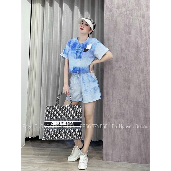 Sét bộ loang đùi, mjawc cực chất, đi chơi đi dạo điều xinh