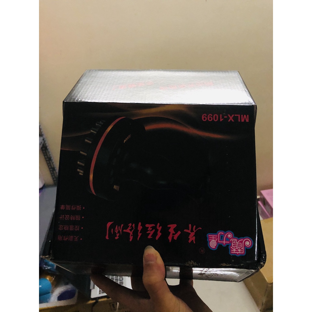 Đầm đen giảm béo mini cầm tay nóng, rung, điện di nâng cơ