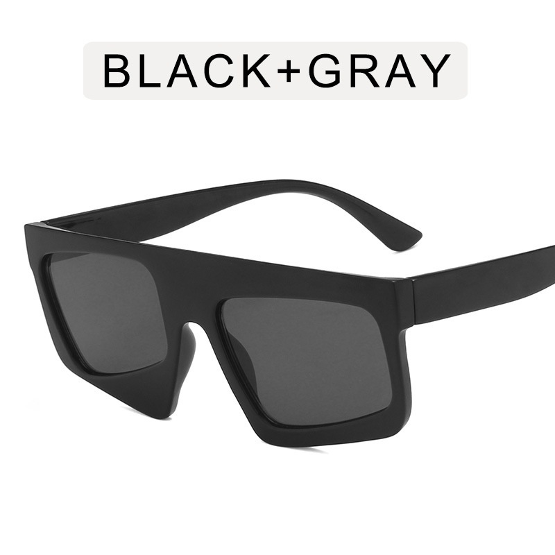 Kính Mát Thiết Kế Không Đối Xứng Phong Cách Retro Thời Trang Cho Nam Và Nữ