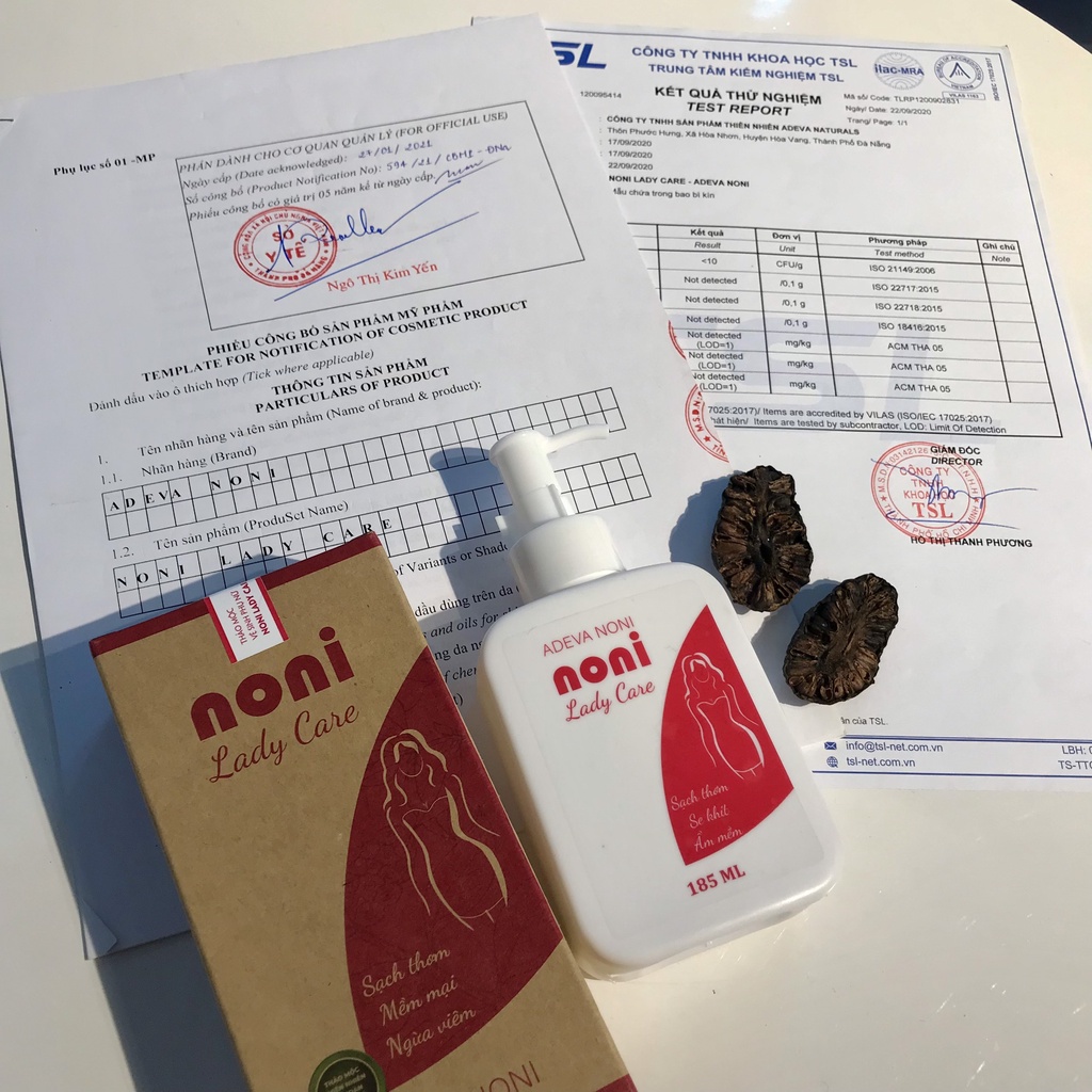 Dung dịch vệ sinh phụ nữ - Noni Lady Care - Giảm viêm ngứa từ thảo mộc thiên nhiên 185 ml