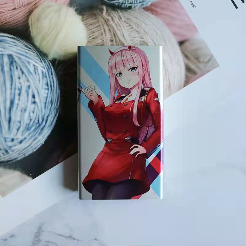 Hộp Đựng Thuốc Lá Có Nắp Trượt Hình Cô Gái Anime Dễ Thương