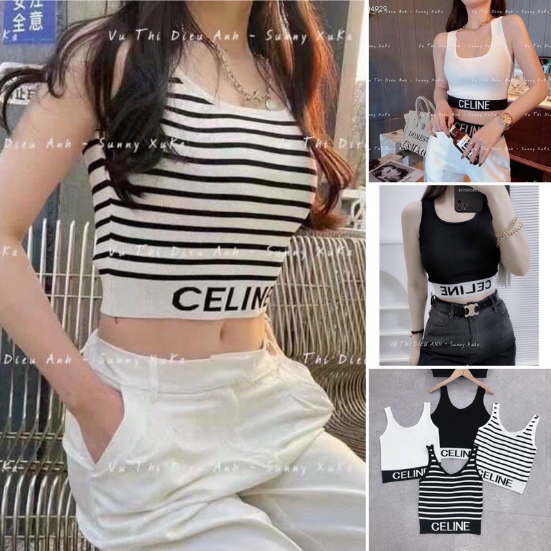 Áo mongtoghi ba lỗ khoẻ khoắn Ce-line
