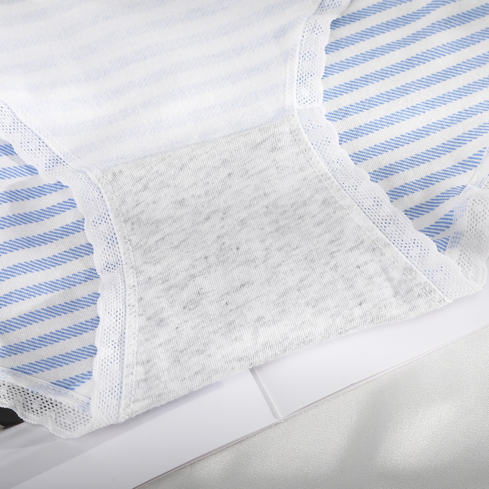 Quần lót LEVAO eo giữa bằng cotton cho nữ