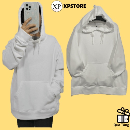 Áo Khoác Nam Nữ - Áo Khoác Hoodie Trơn Nỉ Bông Form unisex (Ảnh Thật)