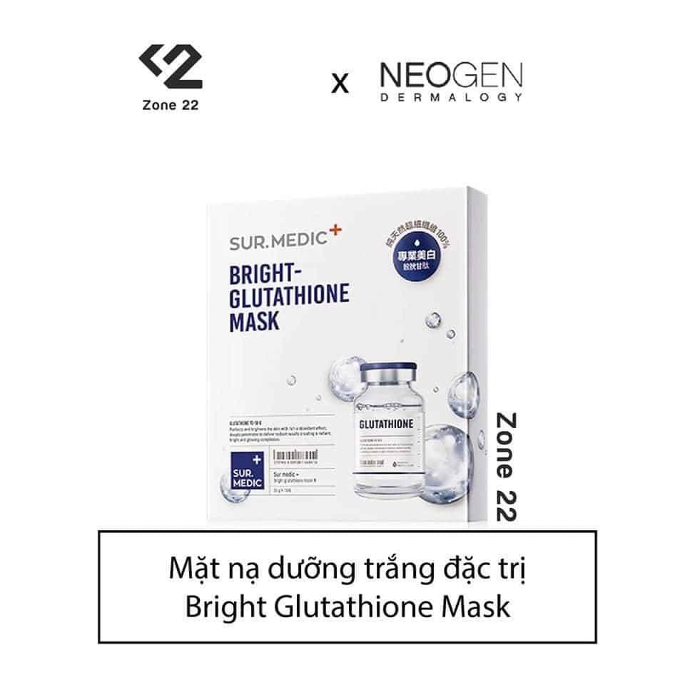 [Chính hãng 100%] Mặt nạ Trắng da Sur.Medic Bright Glutathione Mask Neogen Sur Medic Sur.