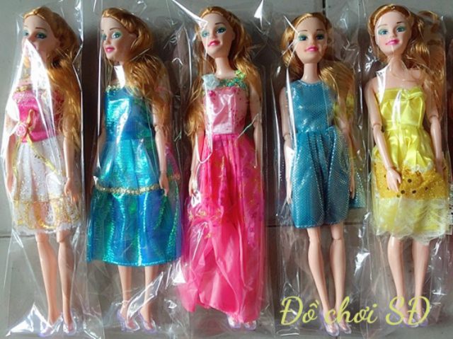 BÚP BÊ 30CM ĐẦM THƯỜNG CÓ KHỚP 1 CON