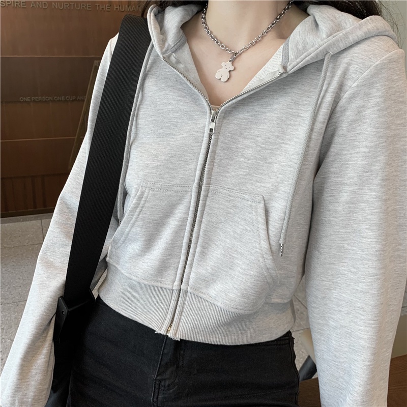 Áo hoodie tay dài kiểu dáng hợp thời trang