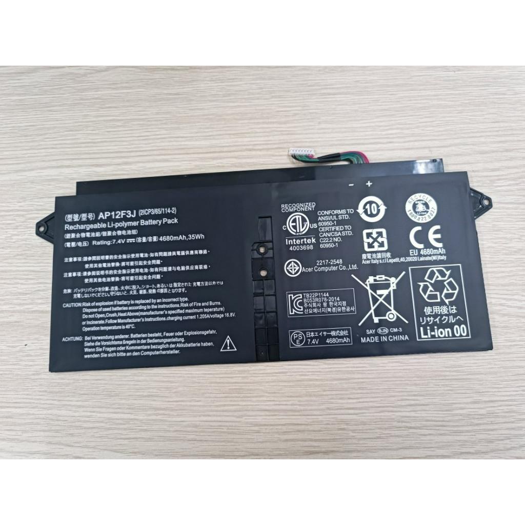 Pin Dành Cho Laptop ACER S7-391 S7-392 S7-393 S7-391-6413 Series MS2364 Ultrabook 2ICP3/65/114 AP12F3J 4680mAh Zin New