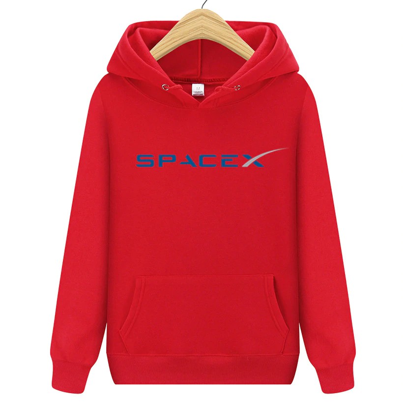 Áo Hoodie Dài Tay In Logo Spacex Space X Thời Trang Cho Nam Xs-4xl