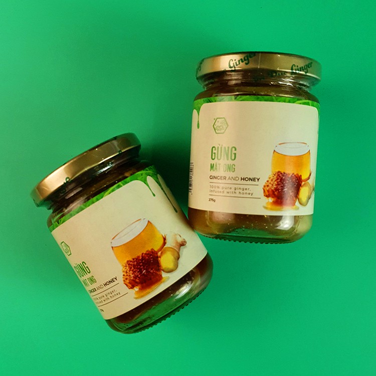 [Combo] 2 lọ Gừng Mật Ong lên men Trí Đức 275G