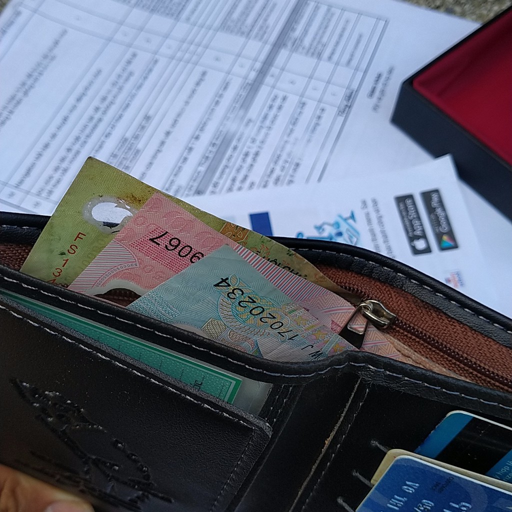 Ví Đứng Da PU Thời Trang Nam Cao Cấp Có Hộp Để Tặng Cho Người Thân Người Thương - Bảo Hành 12 Tháng