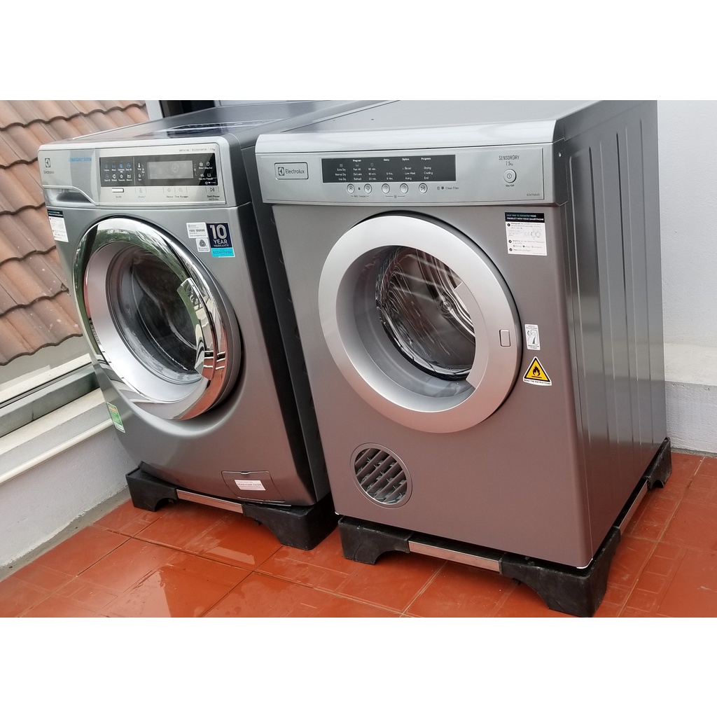Kệ Máy Giặt - Chân Kê Tủ Lạnh Máy Giặt Đa Năng Chống Rung, Điều Chỉnh Được Kích Thước Cho Máy Giặt Cửa Ngang, Cửa Trên