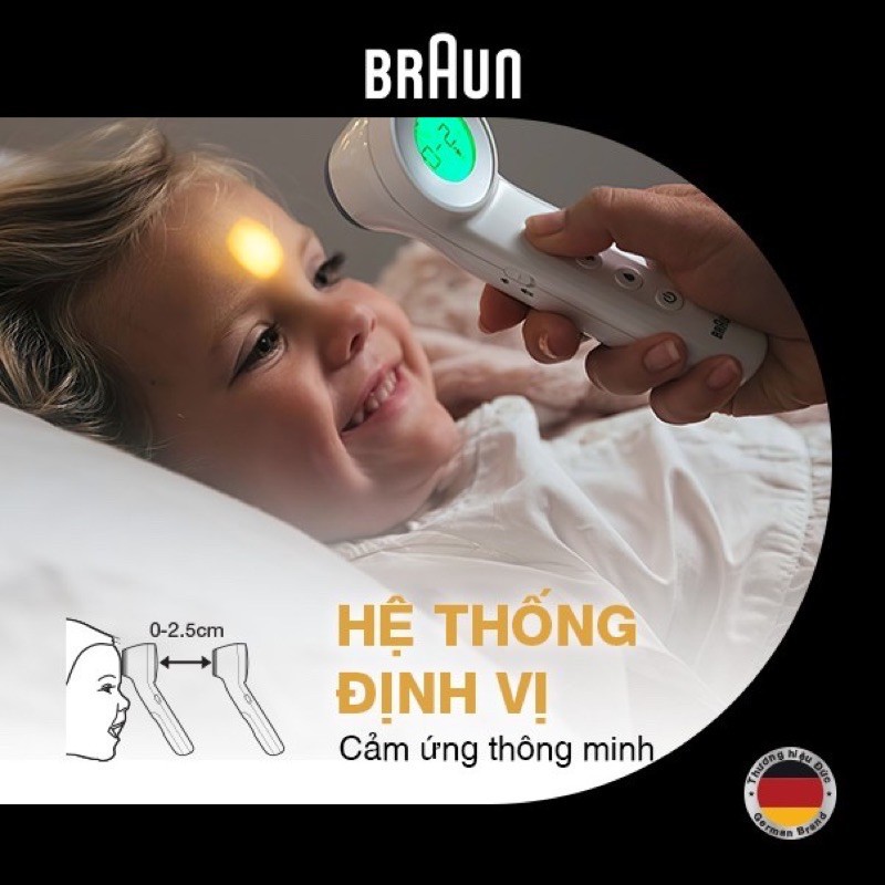 NHIỆT KẾ ĐIỆN TỬ, HỒNG NGOẠI ĐO TRÁN BRAUN BNT400 | CHÍNH HÃNG