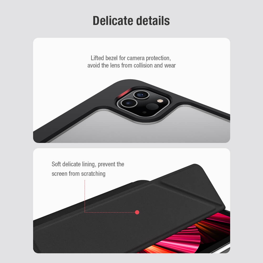 Bao da Nillkin Bevel cho iPad Pro 11.0 inch 2018/2020/2021/Air 4/5 M1 10.9 inch 2022/10.2 inch Gen 7/8/9/Mini 6