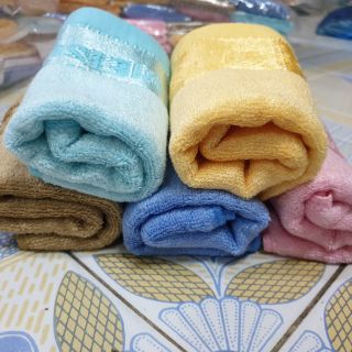 Combo 12 khăn mặt sợi tre