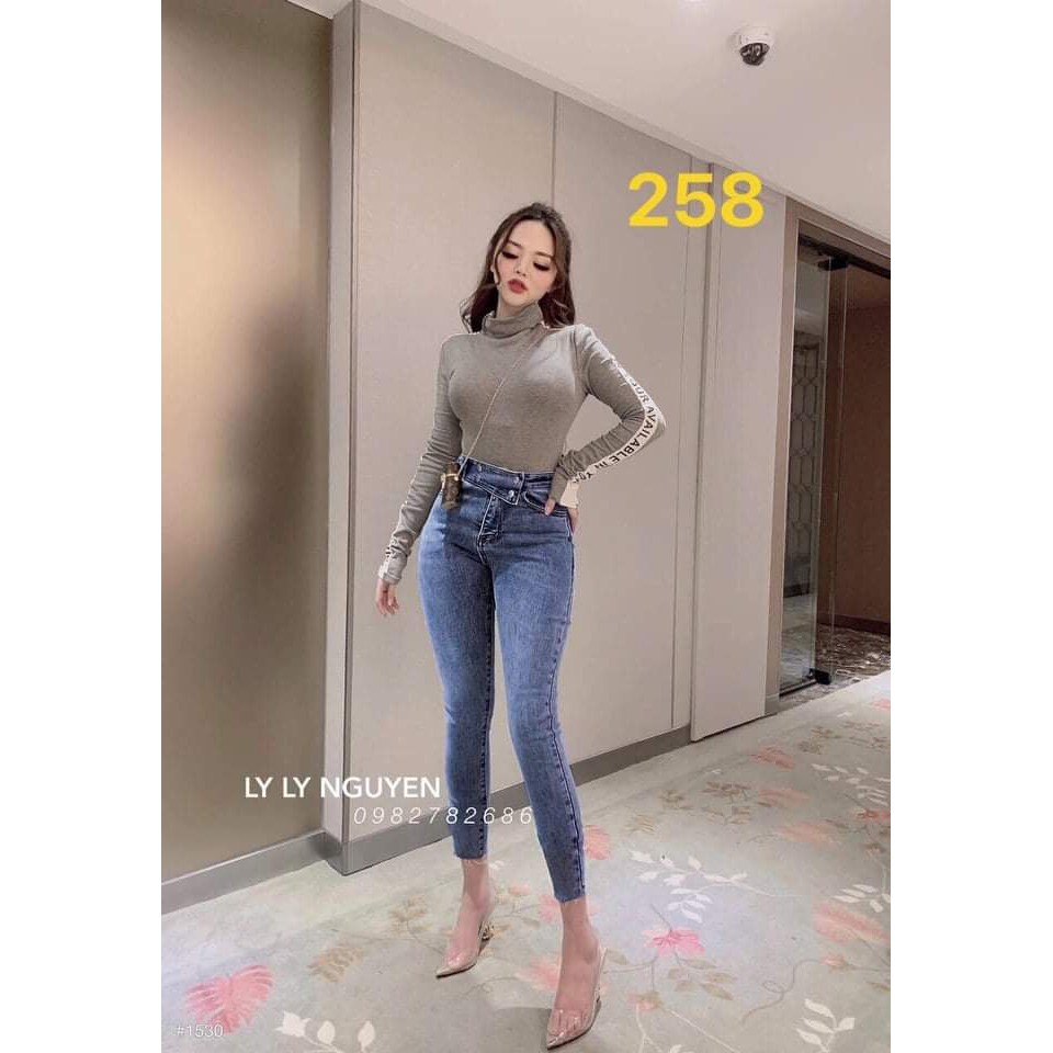QUẦN JEAN NỮ CAO CẤP,LƯNG CAO  CHE KHUYẾT ĐIỂM,VẢI BÒ CO DÃN THOẢI MÁI THỜI TRANG MỚI TẠI THUYDIEUSHOP96