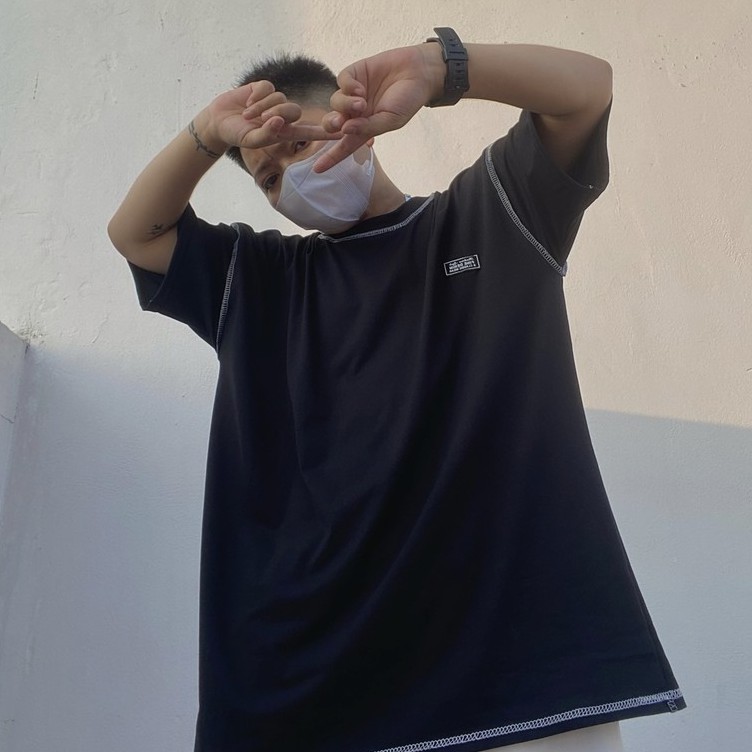Áo thun nam nữ form rộng Unisex chất cotton đường chỉ may nổi basic RÔ STORE AT47