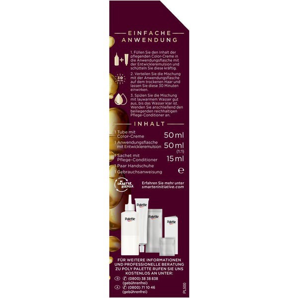 Thuốc nhuộm tóc Poly Palette phủ bạc Mã 500, 800, 900, 645, 650 - Hàng Đức 100% | BigBuy360 - bigbuy360.vn