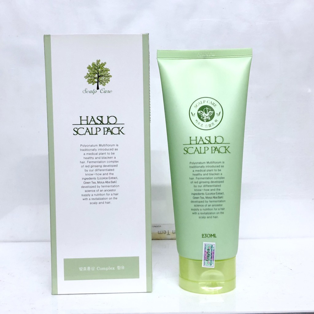 Kem xả dưỡng chất ngăn rụng và kích thích mọc tóc HASUO Scalp Pack 230ml