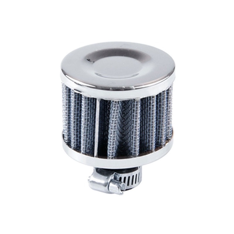 Bộ Lọc Không Khí Đầu Nấm  12mm bằng chrome chuyên dụng cho xe mô tô/xe hơi