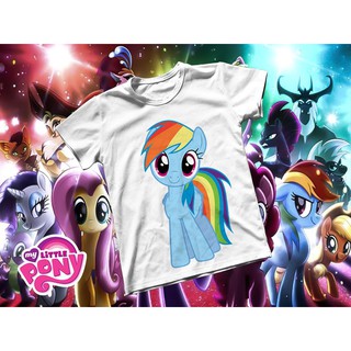 Áo thun Cotton Unisex - Movie - My Little Pony - kỳ lân xanh dương