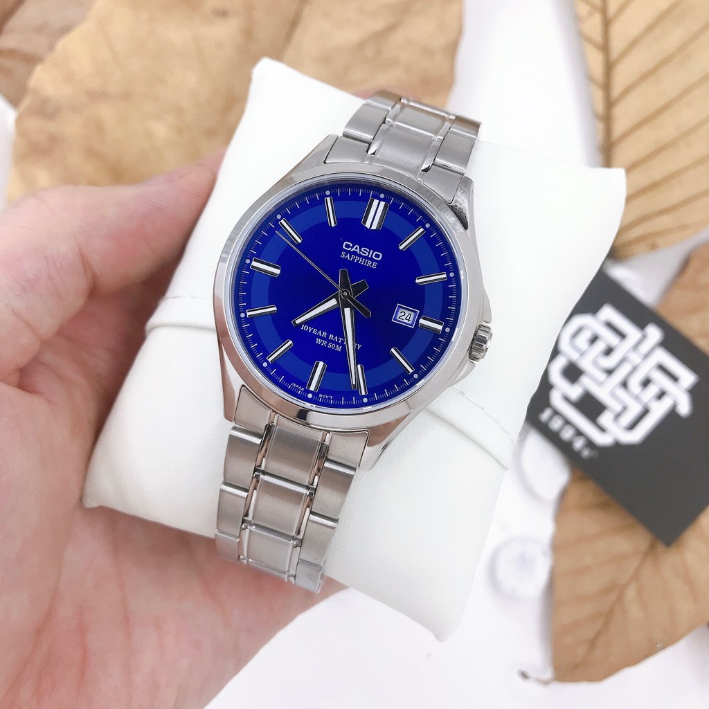 Đồng Hồ Nam Casio MTS-100 / MTS-100D-2A Kính Sapphire, Size 41mm, Pin 10 Năm, Chống Nước, Hàng Chính Hãng 1994s WATCH