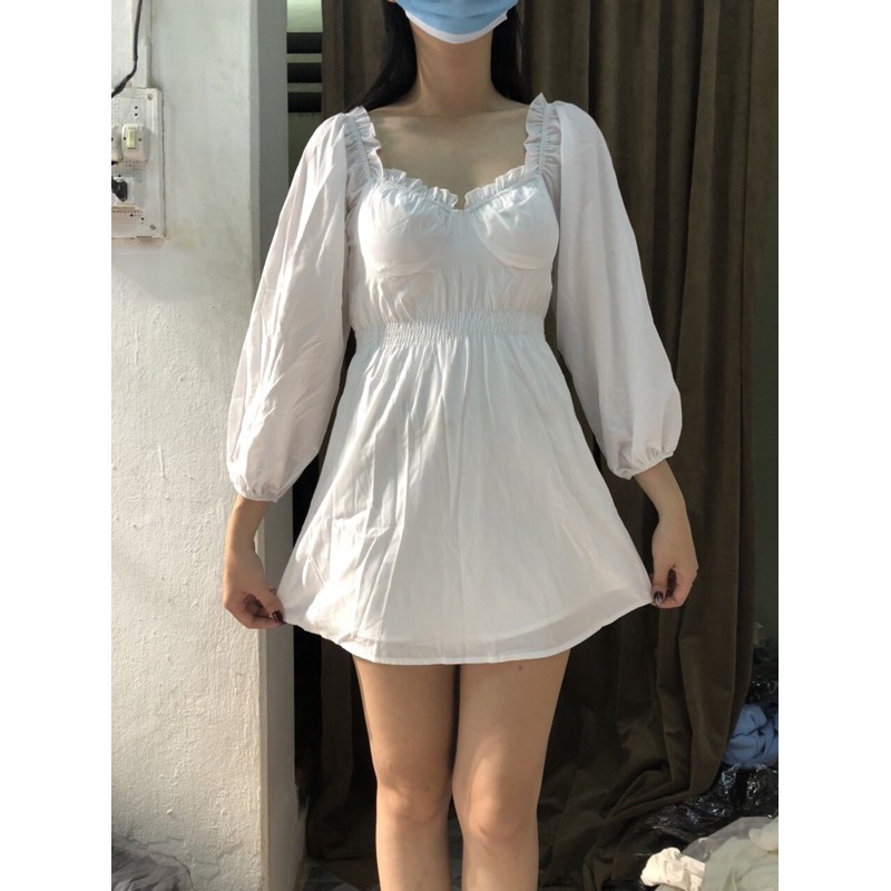 VÁY CÚP NGỰC TAY DÀI