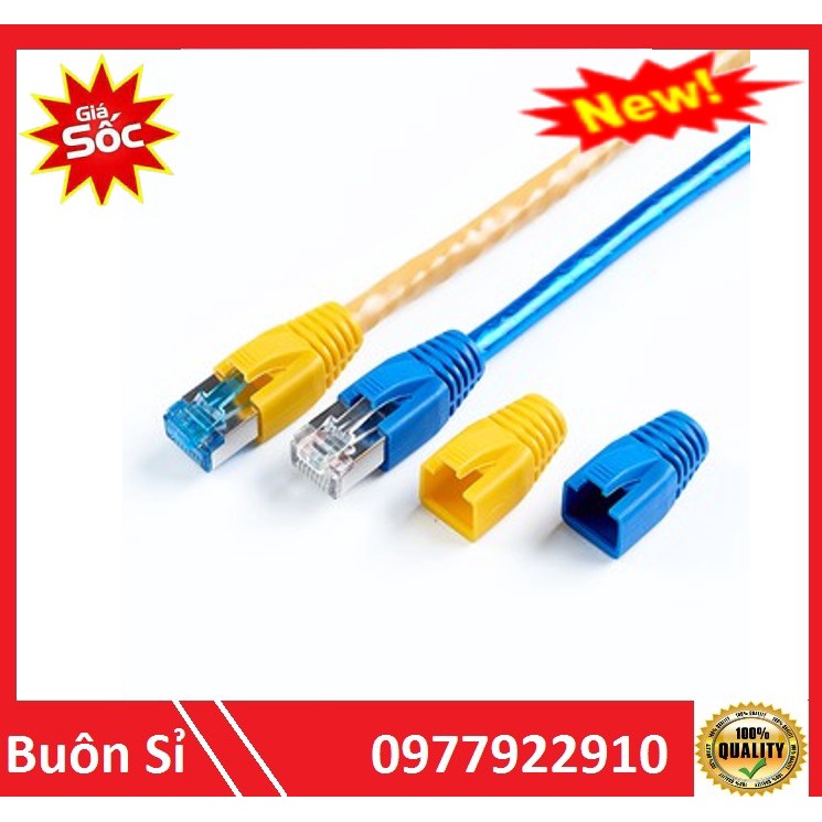 Đầu Bọc UTP CAT 5 - đầu chụp cáp mạng RJ45