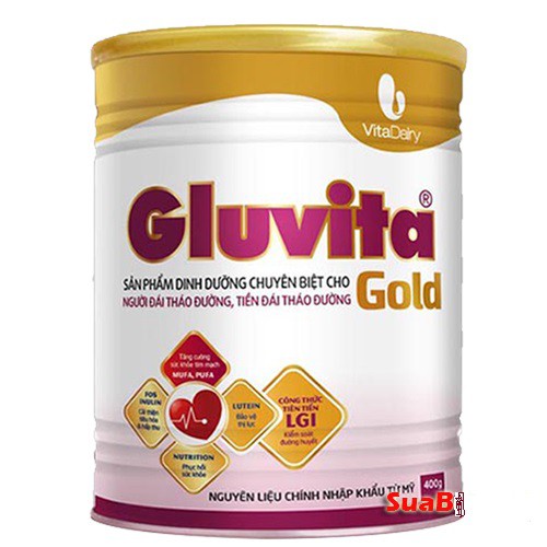 Sữa Gluvita Gold 400g (người bệnh tiểu đường)