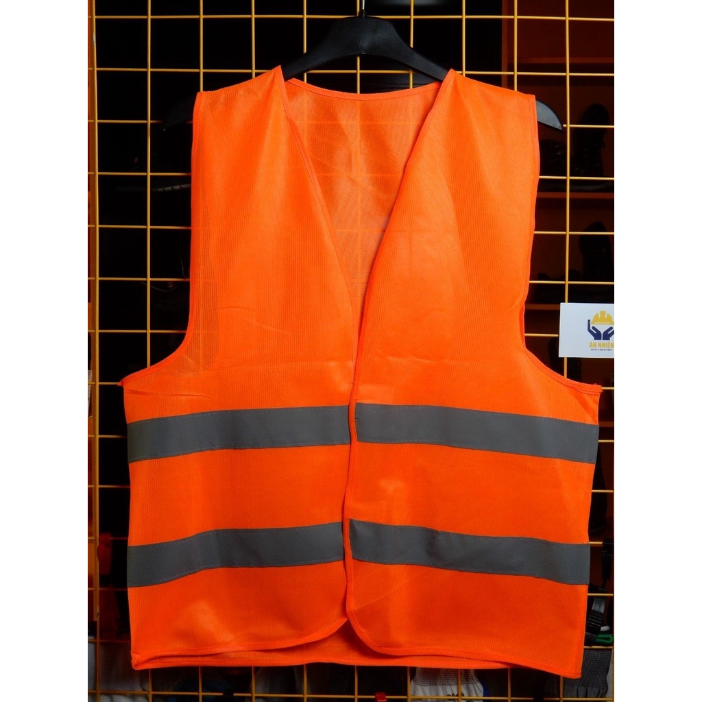 Áo lưới bảo hộ, áo lưới lao động phản quang 5cm hàng vải cao cấp sử dụng cho công trình xây dựng.