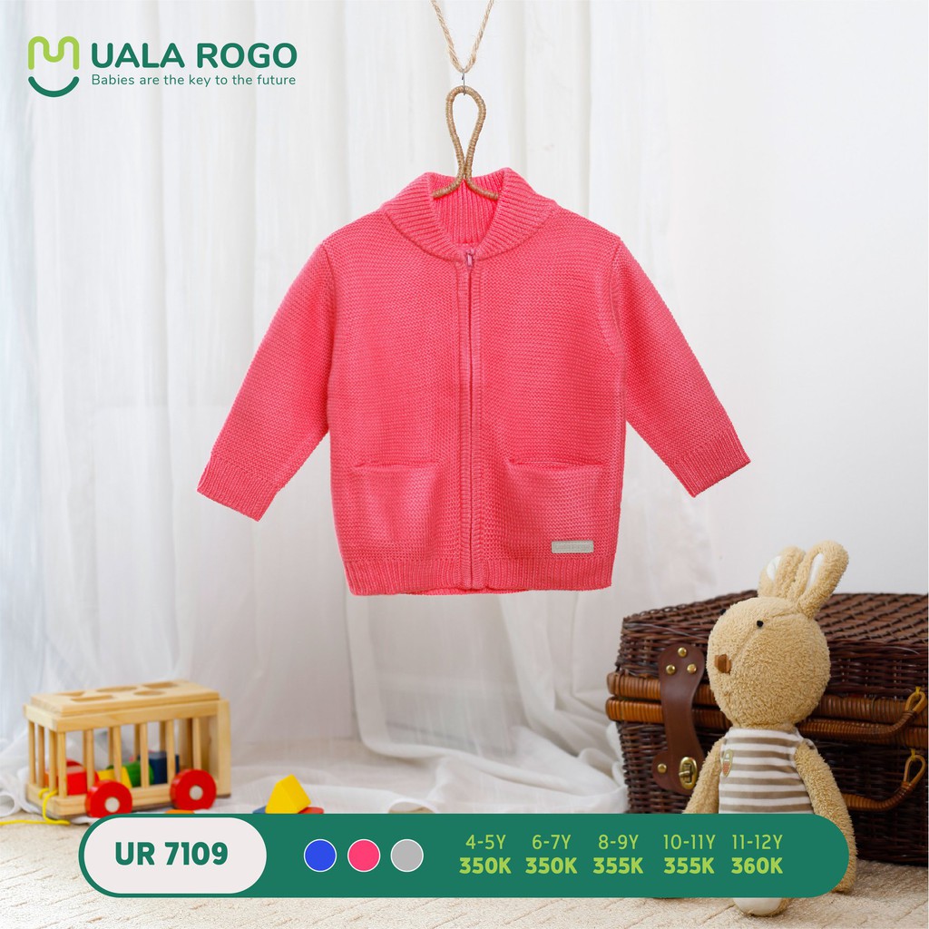 Áo khoác len UalaRogo size Kids từ 4 đến 12 tuổi