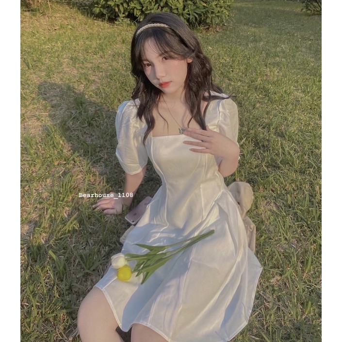 ] 🌷 VÁY TRẮNG LƯNG THẮT NƠ * ROSIE * 🌷 ĐẦM TRẮNG ROSIE | BigBuy360 - bigbuy360.vn