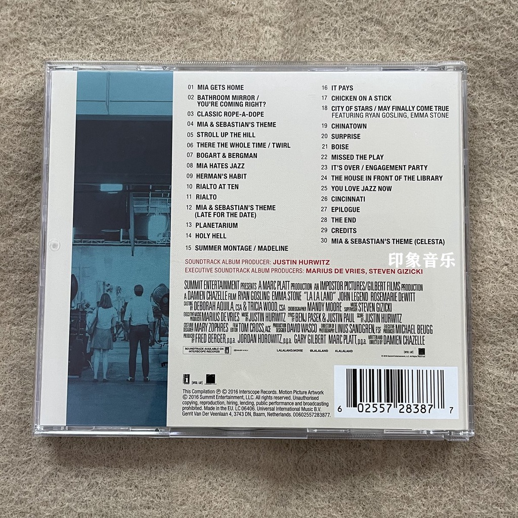 La La Land - CD original motion soundtrack