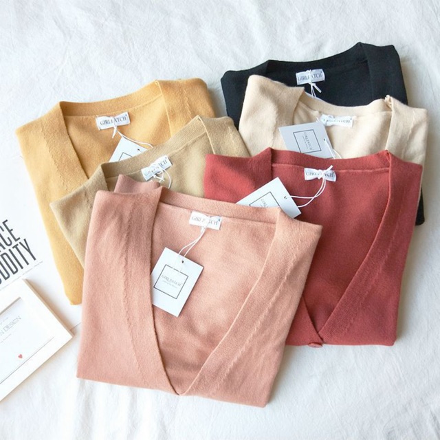 Áo khoác len cardigan
