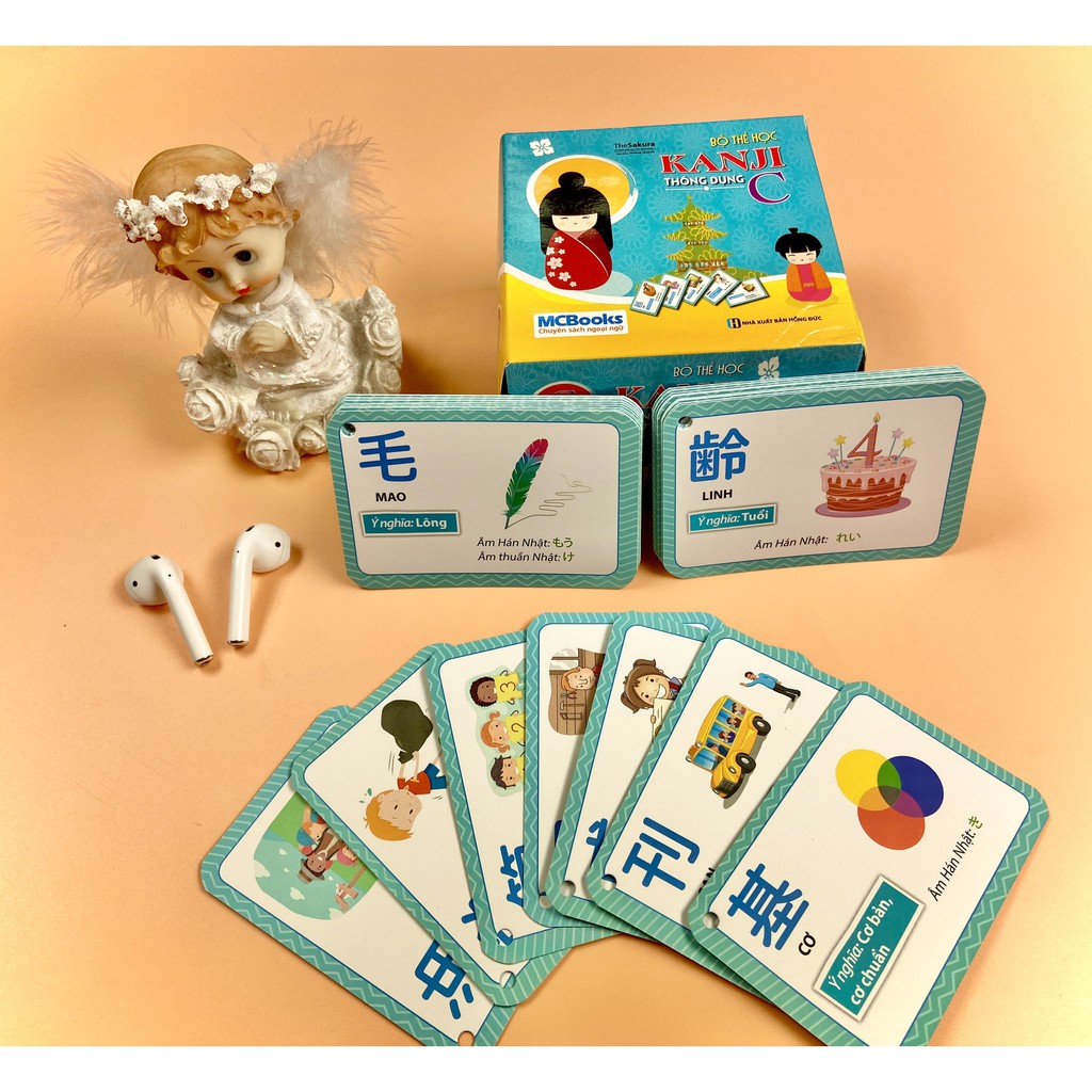 Sách - Bộ thẻ học Kanji Thông dụng C - MCBooks